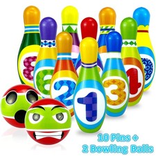 1 Set 10 Pin Children Skittle