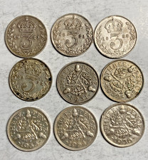 SILVER THREEPENCE GEORGE V