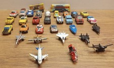 Vintage Galoob Micro Machines Bundle 32 Piece Planes Cars Lorry Coach Big Fist