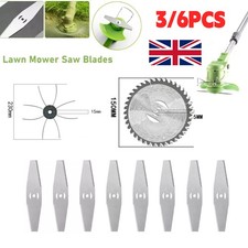 3/6PCS Replace Metal Blades Cutter For Cordless Grass Trimmer Strimmer Tools