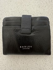 Radley Bifold Credit Card Wallet Holder COLEMAN STREET Black Leather New RRP 39