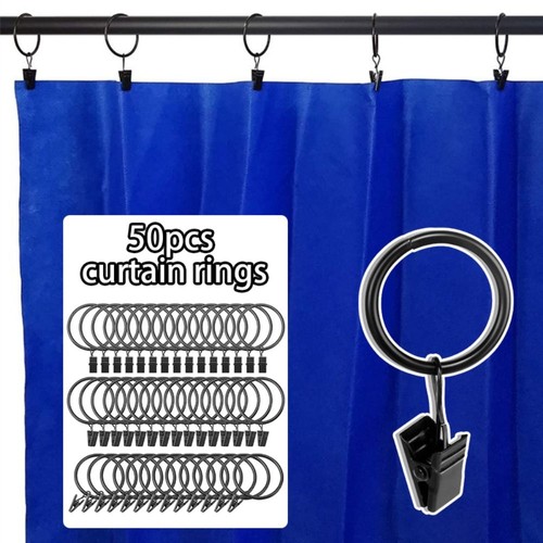 50pcs curtain rings - curtain, metal