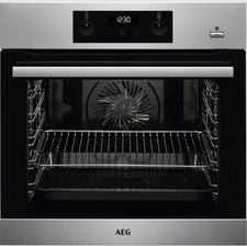 AEG BES355010M Single Oven Steambake Stainless Steel