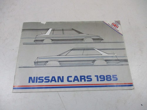 Nissan cars brochure 1985