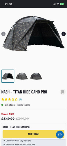 Nash titan hide camo pro - hide,