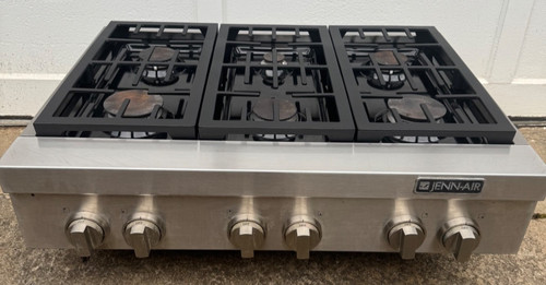 Jenn air six burner gas - jenn,