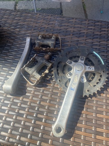 Retro acera triple crankset - retro,