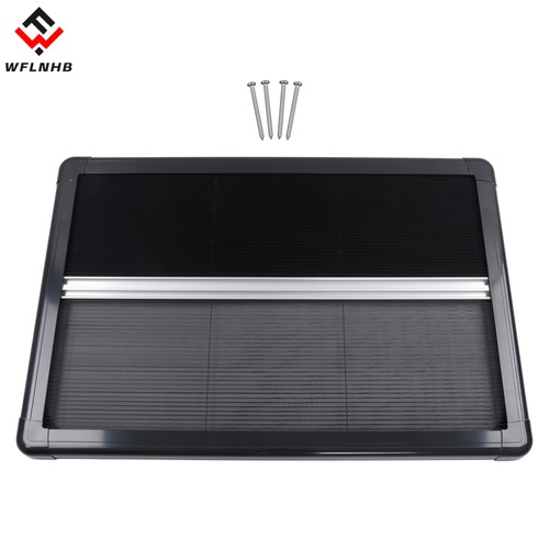 Motorhome black blind - motorhome,