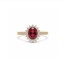 2ct Ruby Ring Wedding