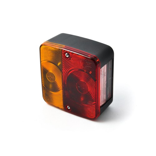 Square trailer rear lamp - square,