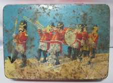 Larry The Lamb & Marching Toy Soldiers, Antique Tin Made by Edward Sharp & Sons.