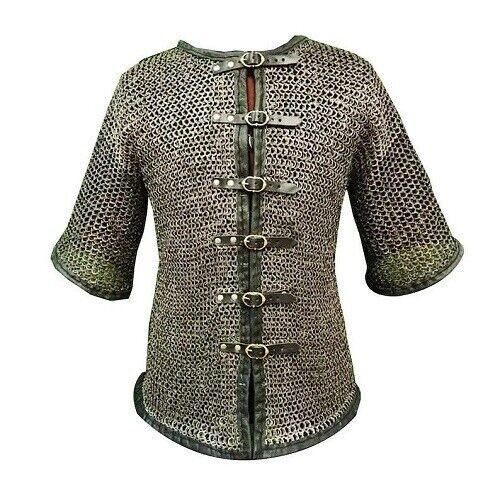 Riveted chainmail armor with - riveted,