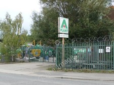 Photo 6x4 Entrance to A Plant Cross Green/SE3232 Plant hire company on K c2010