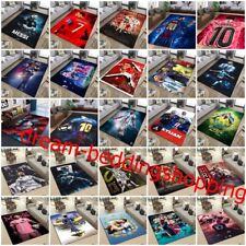 Football Star 3D Anti-Slip Floor Rugs Boys Bedroom Decors Carpets Mats Doormat
