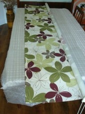 Long Roller Blind from Hilarys / Tahiti Pattern. Width 86.5 Inch / Drop 50 Inch