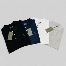 ALL SAINTS REFORM BRAND NEW SHORT SLEEVE  MENS POLO SHIRT