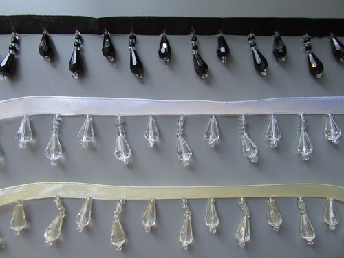 5cm beaded fringe - fringe, sold