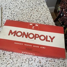Monopoly 1972 Vintage Board Game Waddingtons 