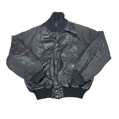 Michael leather bomber - st,