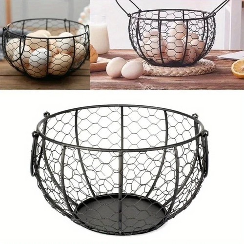 Wire egg basket - wire,