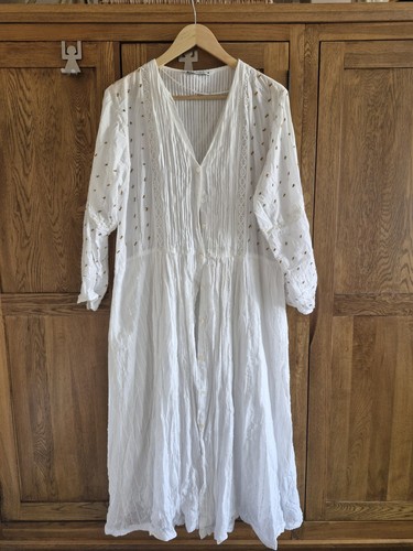 Zara white embroidered lace - zara,