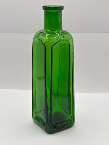 Old green glass izal - green,