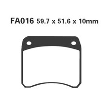 Pair Brake Pads EBC EPFA