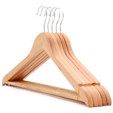 Eco Wooden Suit Coat Hangers
