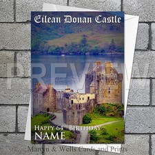 Eilean Donan birthday card