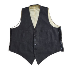 Vintage 60s Waistcoat Grey
