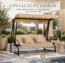 Luxury Outdoor Swing Chair Bed