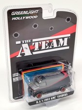 Greenlight 1/64 A-Team GMC Vandura B.A's 1983 Dusty Version Diecast Model Car