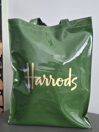 Harrods green pvc shiny - harrods,