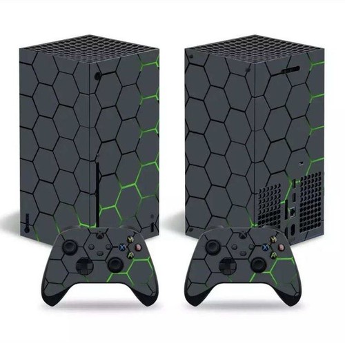 Green hex xbox series vinyl - xbox,