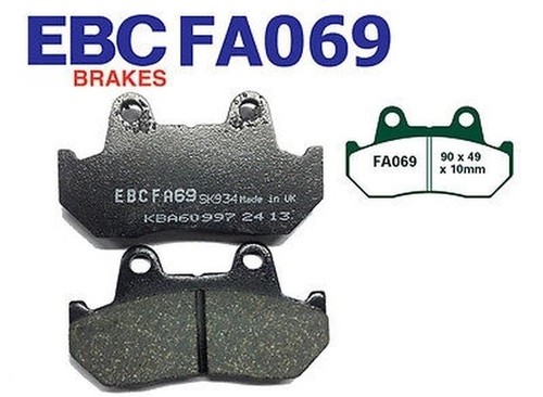 Ebc brake pads fa069 - brake, fits