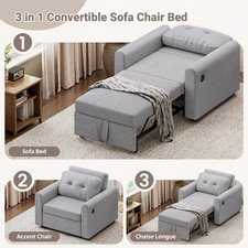 3 in 1 Sofa Bed Chair Pull Out