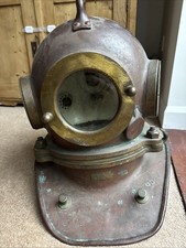 Diving Helmet Vintage Original Russian 1968 Copper 3 Bolt Diving Helmet