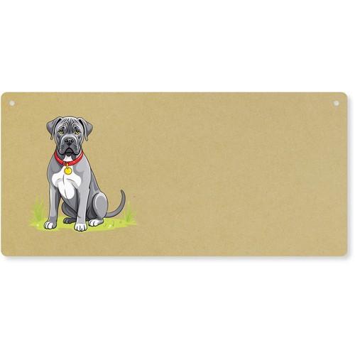 Cane corso dog large wooden - 'cane,
