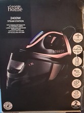 2400W Black and Rose Gold Ceramic Soleplate Steam Generator Iron