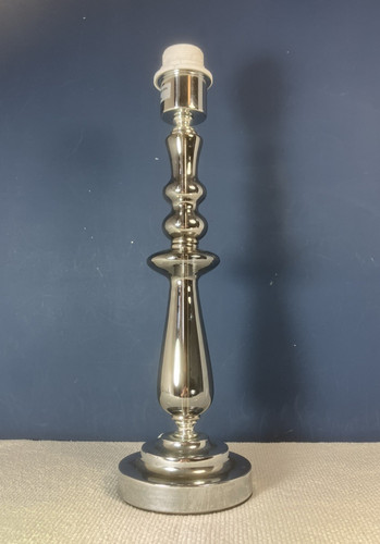Smoked glass chrome table - glass,