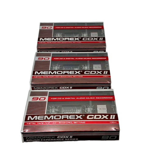 Memorex cdx x3 metal - memorex, 90