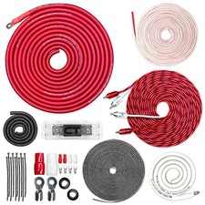 CT Sounds 4 Gauge 1500 Watt CCA Amp Wiring Kit (AMPKIT-4GA-PRO)