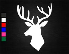 DEER STAG HEAD VINYL DECAL