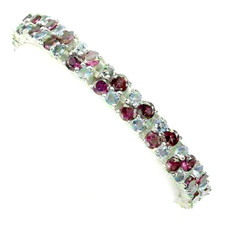 Silver Bracelet Tanzanite