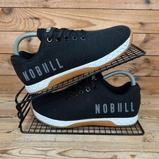 NoBull Trainers Womens Size UK 5 Superfabric Black Gum Crossfit Hyrox Gym Shoes