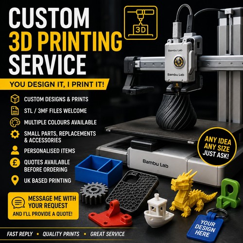 Custom printing service - 3d,