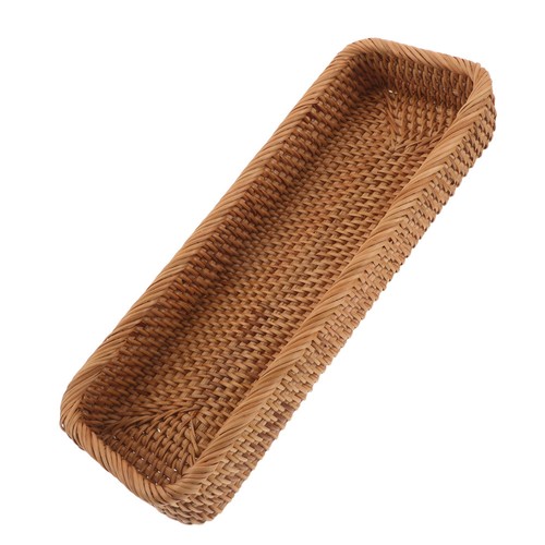 Rattan serving tray - rattan, large