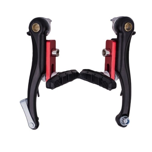Folding bike brake extender - v,