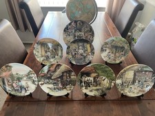 Collection of 8 Susan Neale Old Country Crafts Plates 1 Limited Edition