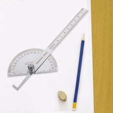  100 Mm Protractor Angle Measuring Tool Large Ruler with Swing Arm